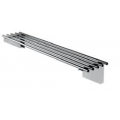 Simply Stainless SS11.1500 1500mm w x 300mm d x 255mm h PIPE WALL SHELF
